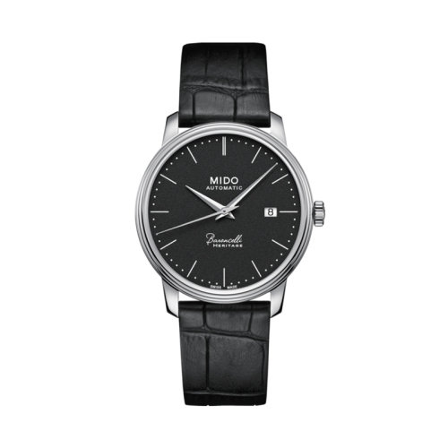 mido/美度  貝倫賽麗系列超薄黑色系自動機(jī)械男士腕表39.00毫米 M027.407.16.050.00