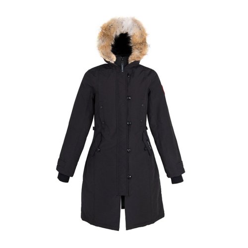 Canada Goose/加拿大鵝   女裝 服飾 純色白鴨絨中長(zhǎng)款連帽女士羽絨服