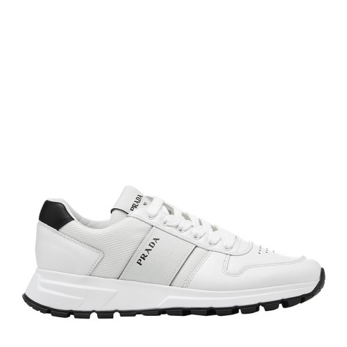 PRADA/普拉達(dá)22年男士白鞋運(yùn)動(dòng)休閑鞋4E35713L3