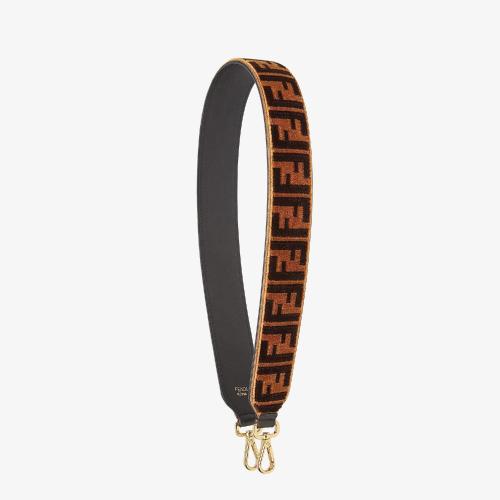  FENDI芬迪 22年秋冬 女士 肩帶 紋理皮質(zhì)肩帶 8A_V077A0KCF0TWL