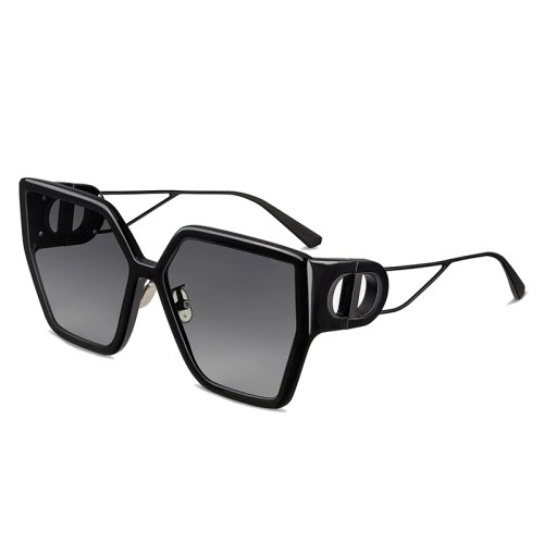 DIOR/迪奧 30Montaigne BU系列 女士黑色醋酸纖維蝴蝶墨鏡30MTBUR_14A1