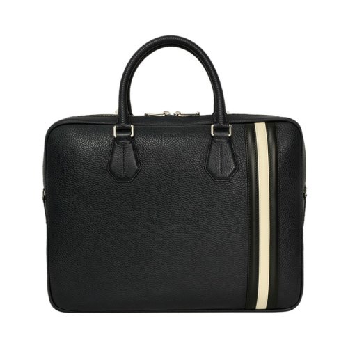  BALLY/巴利 男士黑色皮革手提包 6218267 PLSX