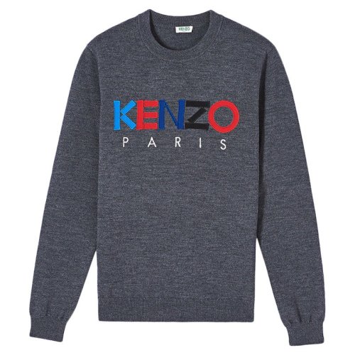  KENZO/高田賢三 男士灰色棉質衛(wèi)衣 F965PU217 3LC 98 PLFSX