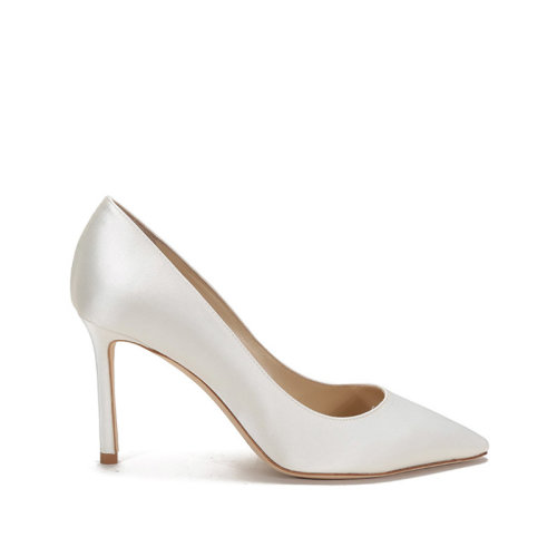 Jimmy Choo/周仰杰 女士織物尖頭高跟鞋 ROMY 85 SAT