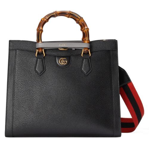  GUCCI古馳 22年秋冬 女士 Gucci Diana竹節(jié)中號托特包 678842 U3ZDT 1260