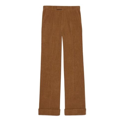  GUCCI古馳 22年秋冬 男士 Gucci HA HA HA特別系列燈芯絨長褲 712865 Z3787 2602