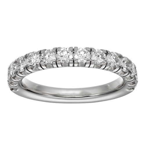 CARTIER/卡地亞 ALLIANCE ETINCELLE系列 18K金鉑金鑲有16顆明亮式切割鉆石 結婚求婚訂婚戒指B4216300