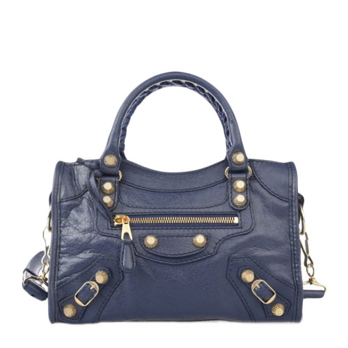 Balenciaga/巴黎世家 女士經(jīng)典GIANT迷你機(jī)車包手提包斜挎包