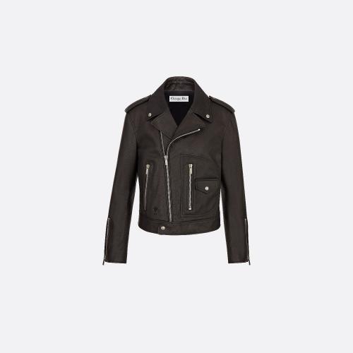  DIOR迪奧 22年秋冬 女士 夾克 短夾克-黑色羊皮革 845V02AL200_X9000 預(yù)定商品1-3周發(fā)貨