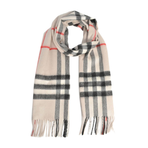 BURBERRY/博柏利 男士格紋羊絨圍巾