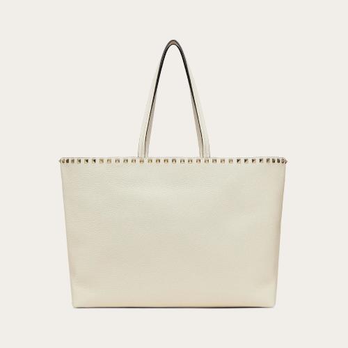  VALENTINO華倫天奴 22年秋冬 女士 手提包 Grand cabas Rockstud en cuir de veau graine 1W2B