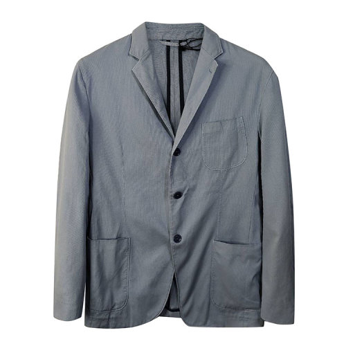 ERMENEGILDO ZEGNA/杰尼亞藍(lán)色男士西服上衣UGC41GEFELBL