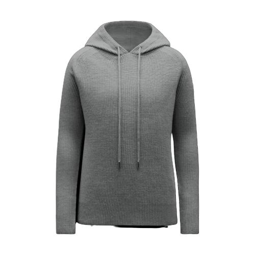  MONCLER蒙可蒙克萊 22年秋冬 女士 針織衫 Wool %26 Cashmere Hoodie H10939G00002M1900935