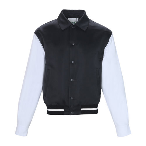 Kenzo 高田賢三 男裝 服飾 黑色拼白色立領(lǐng)休閑 男士夾克外套