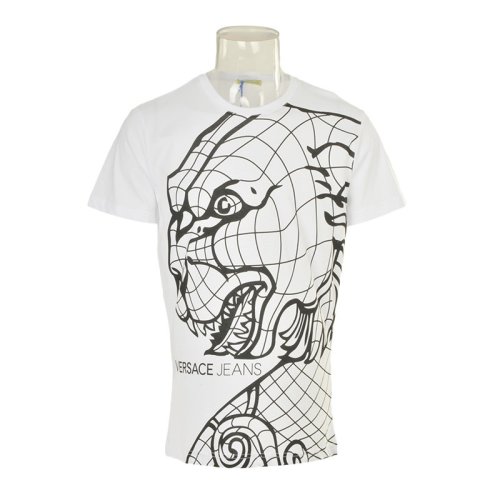  VERSACE JEANS COUTURE 男士印花棉質短袖T恤 B3GPA752 6610 003 PLFSX