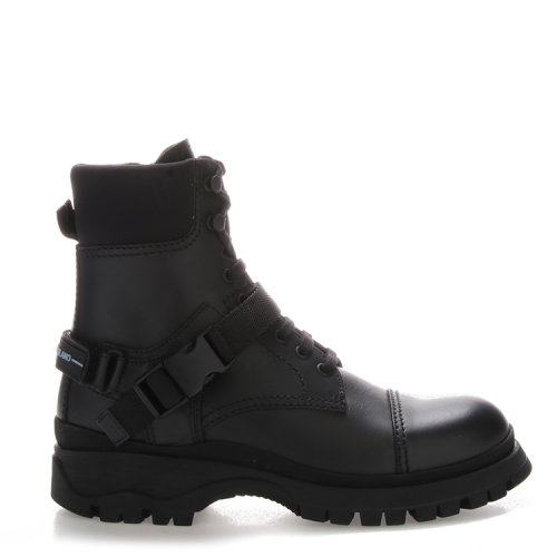 PRADA/普拉達(dá) 18年秋冬 及裸靴 女性 黑色 短靴 1T005L 3F3Y F0002 BLACK