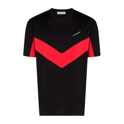 Givenchy 紀(jì)梵希  男裝 服飾 撞色幾何圖案潮流男士短袖T恤