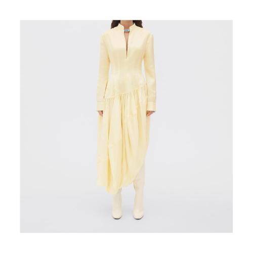  BV葆蝶家 22年秋冬 女士 連衣裙 robe en viscose fluide delavee 718666V2BW07112