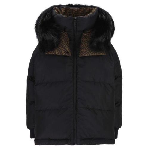  FENDI/芬迪 女士棕色時尚休閑羽絨服 FAN054AGMWF0GME PLFSX