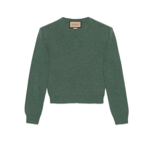  GUCCI古馳 22年秋冬 男士 V領(lǐng)針織毛衣 715275 XKCPU 3222