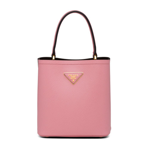 PRADA/普拉達(dá) 女士Prada Panier Saffiano皮革水桶包 1BA217_2ERX_V_OOO
