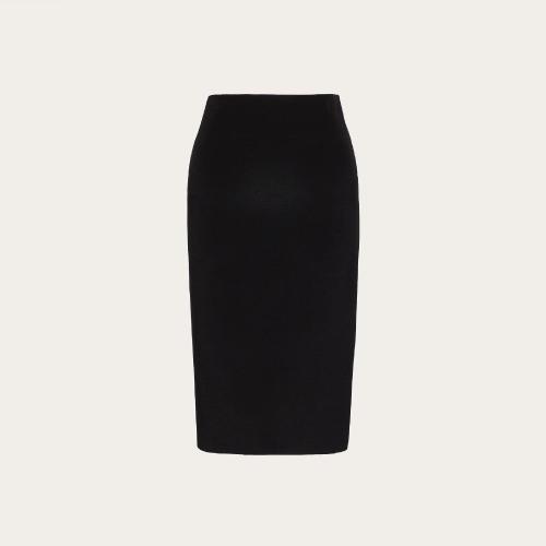  VALENTINO華倫天奴 22年秋冬 女士 半身裙 JUPE FOURREAU EN CREPE COUTURE STRETCH WB0RA8B06 預(yù)定商品1-3周發(fā)貨