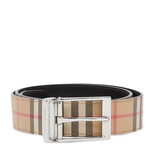 BURBERRY/博柏利 男士米色時(shí)尚織物/配皮腰帶 8040192