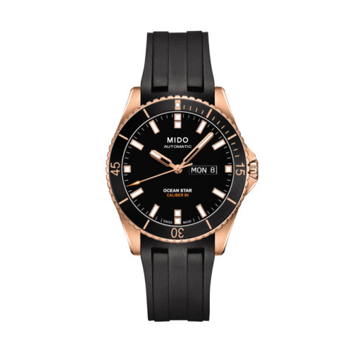  mido/美度  領(lǐng)航者系列長動能防水運動自動機(jī)械男士黑色腕表42.50毫米 M026.430.37.051.00