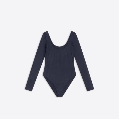  BALENCIAGA巴黎世家 22年春夏 女士 連體衣 Womens Dancer Body in Black 6982594B0B41000