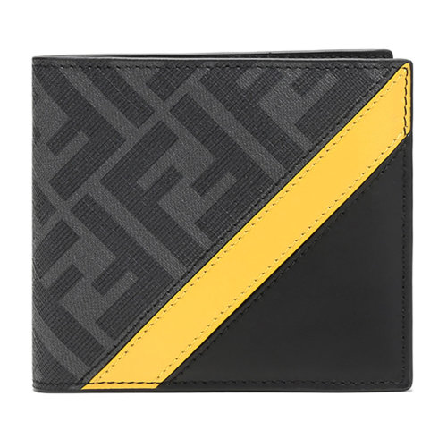 FENDI/芬迪 男士皮質(zhì)短款錢包錢夾 7M0169 A9XS