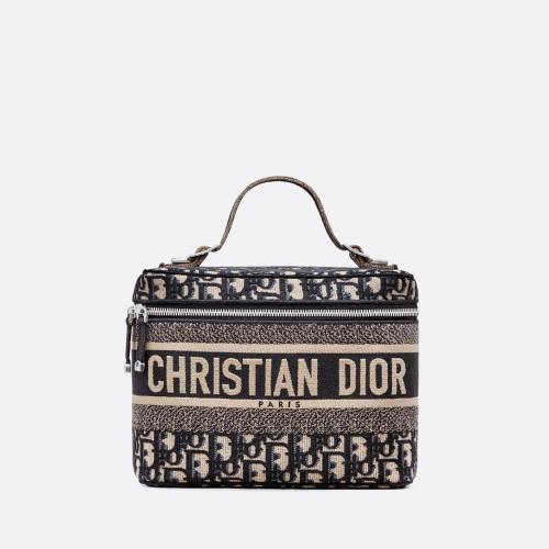  DIOR迪奧 22年秋冬 女士 收納包 DiorTravel Vanity 手袋 S5480VRIW_M928 預(yù)定商品1-3周發(fā)貨