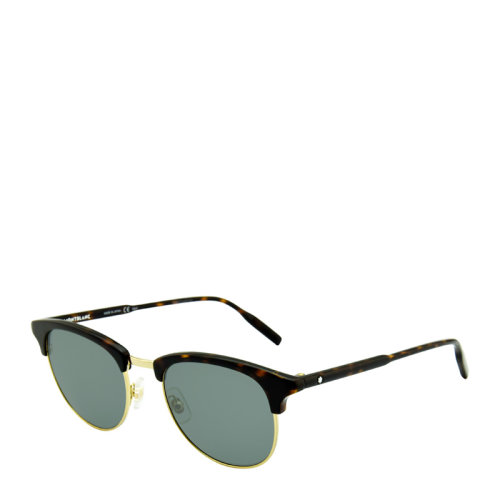 MontBlanc/萬(wàn)寶龍 經(jīng)典 簡(jiǎn)約 黛眉款 方圓形 男女款 太陽(yáng)鏡 板材 合金 全框 墨鏡 眼鏡  MB0083S 51mm MontBlanc 萬(wàn)寶龍