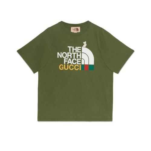  GUCCI古馳 22年秋冬 男士 The North Face x Gucci聯(lián)名系列T恤 616036 XJDRD 3450