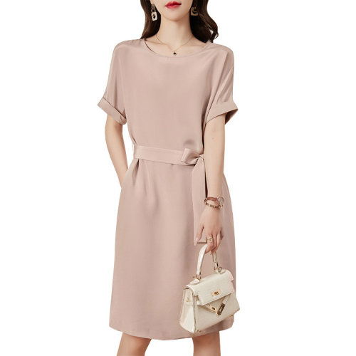 GeleiStory/GeleiStory 2022年夏季新品重縐桑蠶絲連衣裙 女士連衣裙