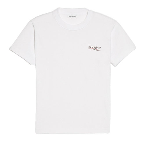 Balenciaga/巴黎世家  女士白色純棉短袖T恤 612964TIV529040