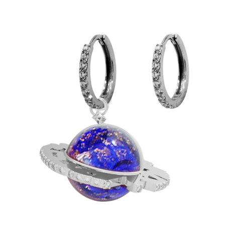 maijinwang/買金網]  恭王府文創(chuàng)  福星AB款星球耳扣