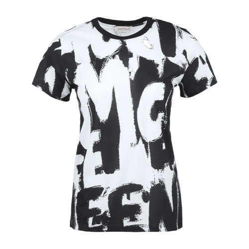 Alexander McQueen/亞歷山大麥昆女士短袖T恤710616QZAGB