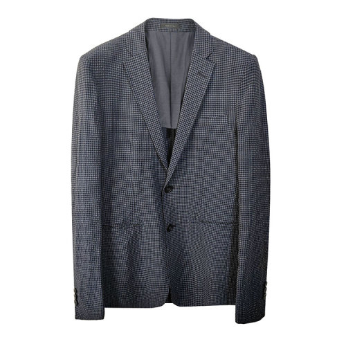 Emporio Armani/安普里奧阿瑪尼 男士深灰色格紋西服 V1G450V1204921