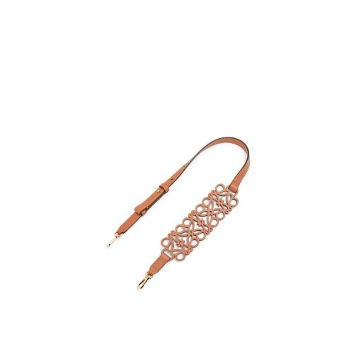  LOEWE羅意威 22年秋冬 女士 肩帶 Anagram cut-out strap in smooth calfskin C073317X30-2530