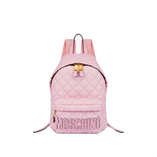MOSCHINO/莫斯奇諾  女包女士粉色時尚百搭品牌字母雙肩包  B760882011224