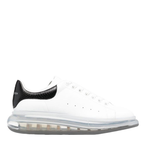 Alexander McQueen/亞歷山大麥昆  男士白色低幫休閑運動鞋 645872 WHZ4P