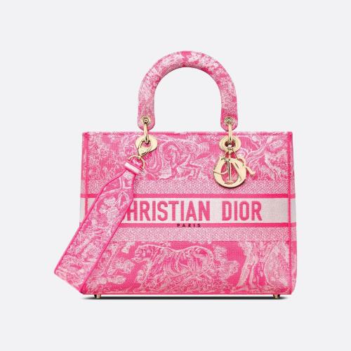  DIOR迪奧 22年秋冬 女士 手提包 Sac Lady D-Lite Large M0566OROC_M956