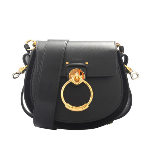 CHLOE/克洛伊 女士牛皮/麂皮小號Tess手提單肩斜挎包 CHC18WS153A37001