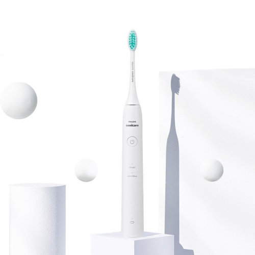 Philips/飛利浦 電動(dòng)牙刷 成人聲波震動(dòng)牙刷 凈力刷 2種模式 溫和清潔 白色 HX2431