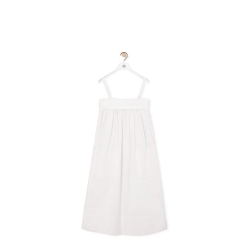 LOEWE羅意威 22年秋冬 女士 連衣裙 Strappy dress in cotton S616Y09X33-2100