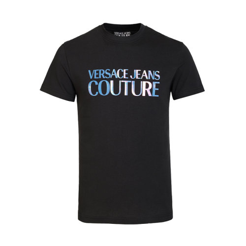 VERSACE/范思哲運(yùn)動(dòng)休閑圖案LOGO百搭短袖T恤男裝