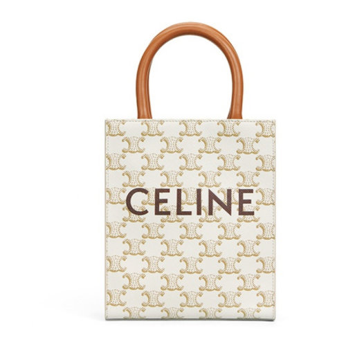 CELINE|賽琳 托特包Cabas Triomphe凱旋門 豎款手袋 風(fēng)琴包 手提包 斜挎單肩包 經(jīng)典滿印老花 迷你