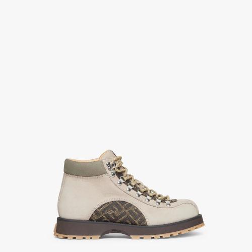  FENDI芬迪 22年秋冬 男士 短靴 米色皮革及踝靴 7U1577ALIPF1JFA