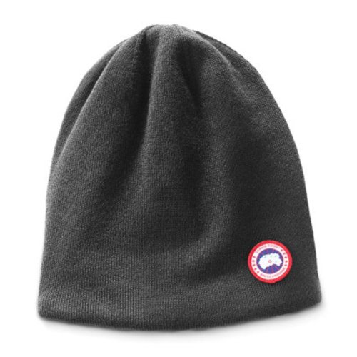 CANADA GOOSE/加拿大鵝 男士經(jīng)典logo徽標(biāo)針織帽休閑帽子 多色可選