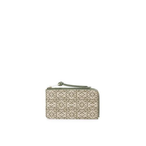  LOEWE羅意威 22年秋冬 女士 卡包 Coin cardholder in jacquard and calfskin C604Z40X01-4365 預(yù)定商品1-3周發(fā)貨